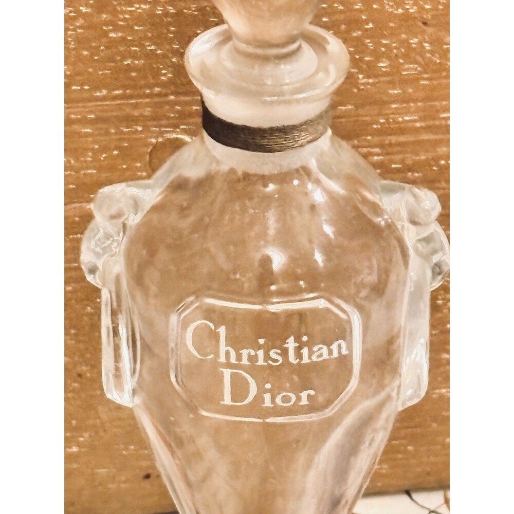 Christian Dior  VTG RARE Diorissimo Baccarat Amphora Perfume Bottle France 5.75” - Picture 4 of 15